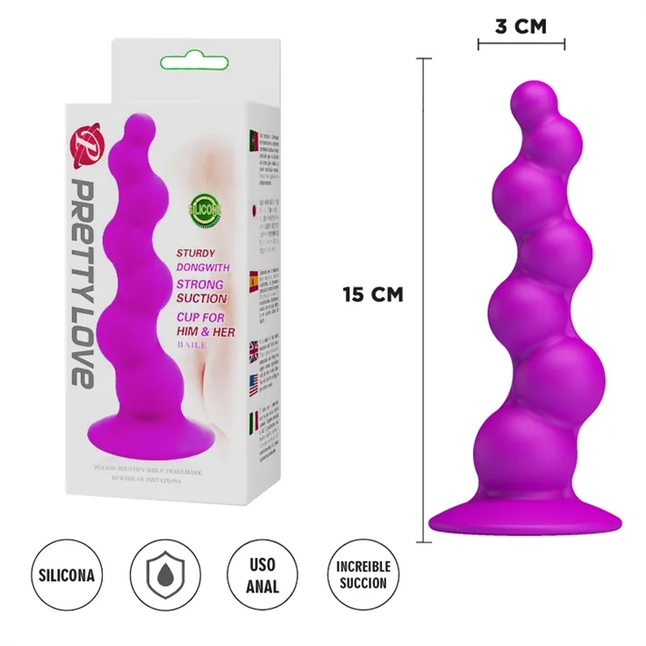 STURDY dilatador anal con base de succion