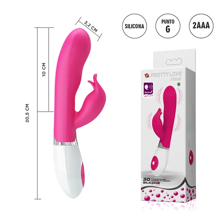 "FELIX"vibrador estimulador de clitoris y control de voz
