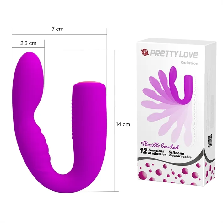 QUINTION VIBRADOR EST DEL P.G. Y MASAJEADOR DE CLITORIS